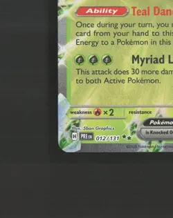Teal Mask Ogerpon ex 012/131 Prismatic Evolutions Ultra Rare Pokemon Card NM - Image 5