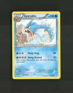 Gyarados 24/124 Dragons Exalted Rare Pokemon Card LP+ - Image 1