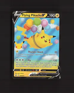 Flying Pikachu V 006/025 Celebrations Stamped Ultra Rare Holo Pokemon Card NM - Image 1