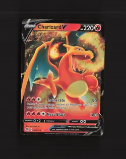 Charizard V 017/172 Brilliant Stars Ultra Rare Holo Pokemon Card LP+ - Image 1