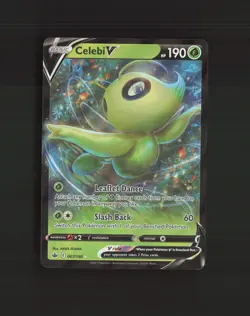 Celebi V 007/198 Chilling Reign Ultra Rare Holo Pokemon Card NM - Image 1
