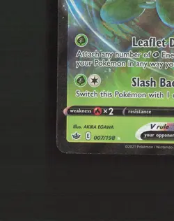Celebi V 007/198 Chilling Reign Ultra Rare Holo Pokemon Card NM - Image 5