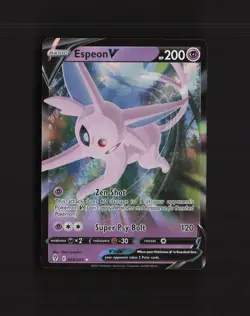 Espeon V 064/203 Evolving Skies Ultra Rare Holo Pokemon Card NM - Image 1