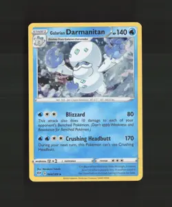 Galarian Darmanitan 044/189 Darkness Ablaze Cracked Ice Holo Pokemon Card NM - Image 1