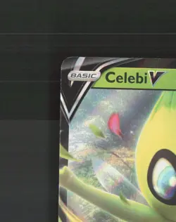 Celebi V 001/202 Sword & Shield Ultra Rare Holo Pokemon Card NM - Image 3