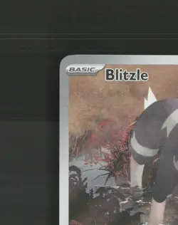 Blitzle 114/086 White Flare Full Art Ultra Rare Holo Pokemon Card NM - Image 3