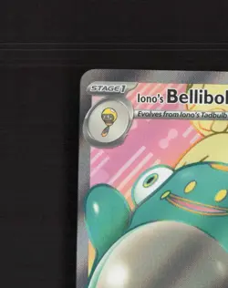 Iono's Bellibolt ex 194 Scarlet & Violet Full Art Pokemon Card NM - Image 3