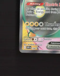 Iono's Bellibolt ex 194 Scarlet & Violet Full Art Pokemon Card NM - Image 5