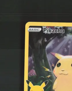 Pikachu 005/025 Celebrations Full Art Stamped Holo Rare Pokemon Card LP+ - Image 3