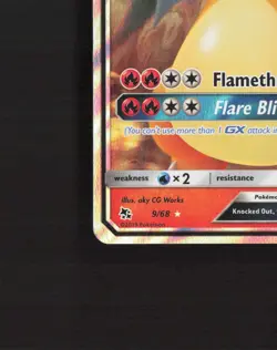 Charizard GX 9/68 Hidden Fates Stamped Ultra Rare Holo Pokemon Card NM - Image 5