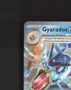 Gyarados ex 045/198 Scarlet & Violet Ultra Rare Holo Pokemon Card NM - Image 3