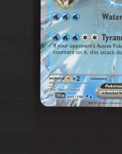 Gyarados ex 045/198 Scarlet & Violet Ultra Rare Holo Pokemon Card NM - Image 5