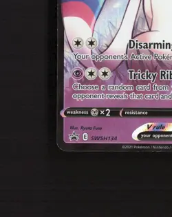 Dark Sylveon V SWSH134 Sword & Shield Stamped Black Star Promo Pokemon Card NM - Image 5