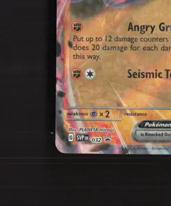Annihilape ex SVP032 Scarlet & Violet Black Star Promo Holo Pokemon Card DMG - Image 5