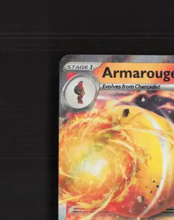 Armarouge ex 027/182 Paradox Rift Ultra Rare Holo Pokemon Card NM - Image 3
