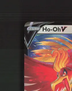Ho-Oh V 140/195 Silver Tempest Ultra Rare Holo Pokemon Card NM - Image 3