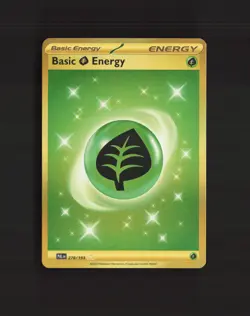 Basic Grass Energy 278/193 Paldea Evolved Hyper Rare Holo Pokemon Card NM - Image 1