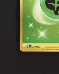 Basic Grass Energy 278/193 Paldea Evolved Hyper Rare Holo Pokemon Card NM - Image 5