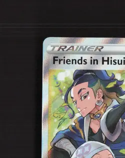 Friends in Hisui 148/159 Crown Zenith Full Art Ultra Rare Holo Pokemon Card NM - Image 3