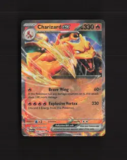 Charizard ex 006/165 Scarlet & Violet 151 Ultra Rare Holo Pokemon Card NM - Image 1