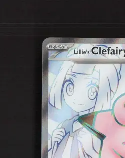 Lillie's Clefairy ex 173/159 Journey Together Full Art Pokemon Card LP+ - Image 3