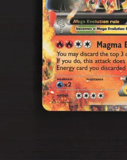 Mega M Camerupt EX XY198 XY Promos Black Star Promo Holo Pokemon Card LP+ - Image 5