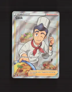 Cook TG25/TG30 Lost Origin Full Art Trainer Gallery Rare Holo Pokemon Card NM - Image 1