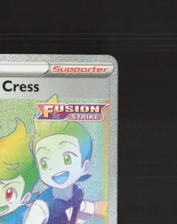 Chili & Cilan & Cress 273/264 Fusion Strike Secret Rare Holo Pokemon Card NM - Image 4