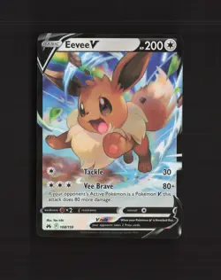 Eevee V 108/159 Crown Zenith Ultra Rare Holo Pokemon Card NM - Image 1