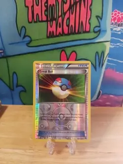 Great Ball #100/122 XY BREAKPoint Pokemon Reverse Holo Uncommon Item Card - Image 1