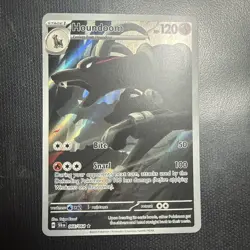 Pokemon TCG Houndoom 066/064 Shrouded Fable Holo Illustration Rare Card - Image 1