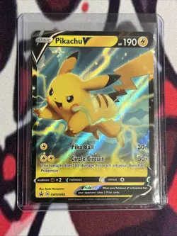 Pikachu V SWSH063 SWSH: Sword & Shield Promo Cards Holo - Image 1