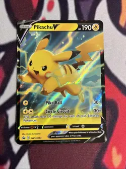 Pikachu V SWSH063 SWSH: Sword & Shield Promo Cards Holo - Image 2