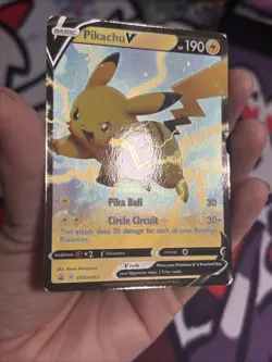 Pikachu V SWSH063 SWSH: Sword & Shield Promo Cards Holo - Image 5
