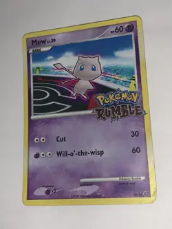 Rare 2009 Pokemon Rumble Mew 10/16 Trading Card - Image 1