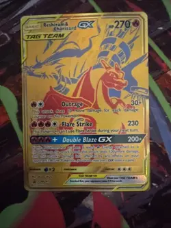 Pokemon Card - Reshiram & Charizard GX SM247 Sm Holo NM - Image 3