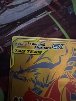Pokemon Card - Reshiram & Charizard GX SM247 Sm Holo NM - Image 4
