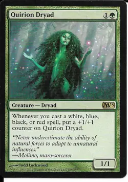Magic the Gathering - MTG - Quirion Dryad - M13 - Image 1