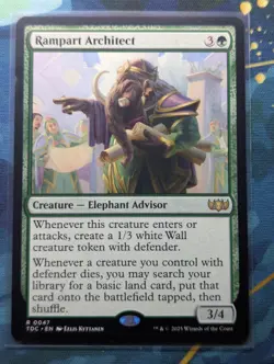 Rampart Architect - NM - Dragons of Tarkir Commander MTG - Image 1