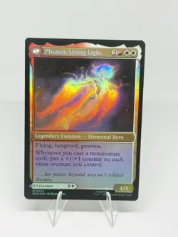Monica Rambeau Photon, Living Light Marvel Super Heroes Foil MTG Mythic NM - Image 2