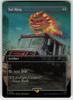 Sol Ring Borderless Foil Secret Lair Drop Series 912 R NM MTG - Image 1