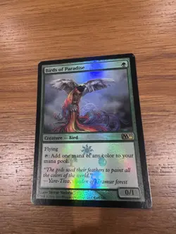 Mtg M11 Birds of Paradise Bird Promo Foil Near Mint Never Played NP - Image 3