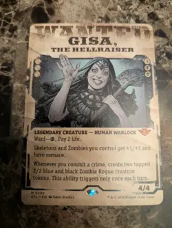 Gisa, the Hellraiser (Showcase) - MTG - Outlaws of Thunder Junction, Regular, NM - Image 1