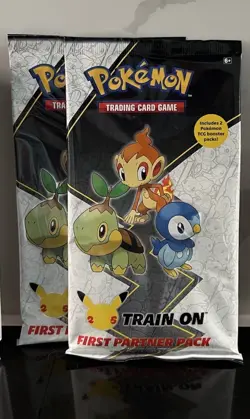 Pokemon First Partner Pack Sinnoh 3 Jumbo Cards 2 Boosters sealed 820650809651 - Image 1