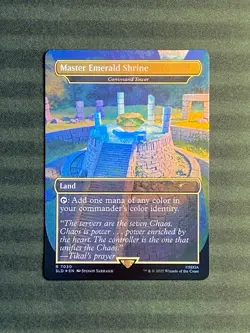 Master Emerald Shrine Foil R 7030 Secret Lair Sonic SEGA SLD MTG NM+ - Image 1