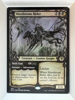 Murderous Rider (Showcase) Foil R Throne of Eldraine 287 NM - Image 1