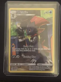 2019 Pokemon Sun & Moon Cosmic Eclipse 238/236 Weavile - Image 1