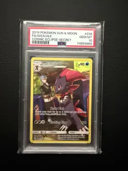 PSA 10 - Pokemon 2019 SM Cosmic Eclipse Weavile 238/236 Secret Rare Holo ENG - Image 3