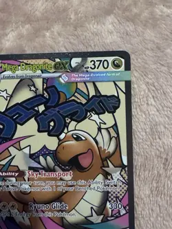 Mega Dragonite EX 271/217 ASC Stage 2 370 HP Holo Pokemon TCG Card English - Image 3