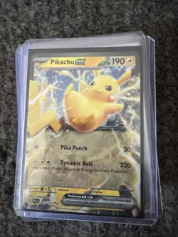 Pokemon TCG Sv02: Paldea Evolved Pikachu EX Double Rare Holo Card 063/193 - Image 1